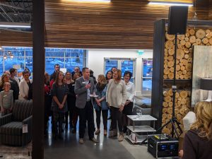 Sound system for Sioux Falls Chamber of Commerce ribbon cutting